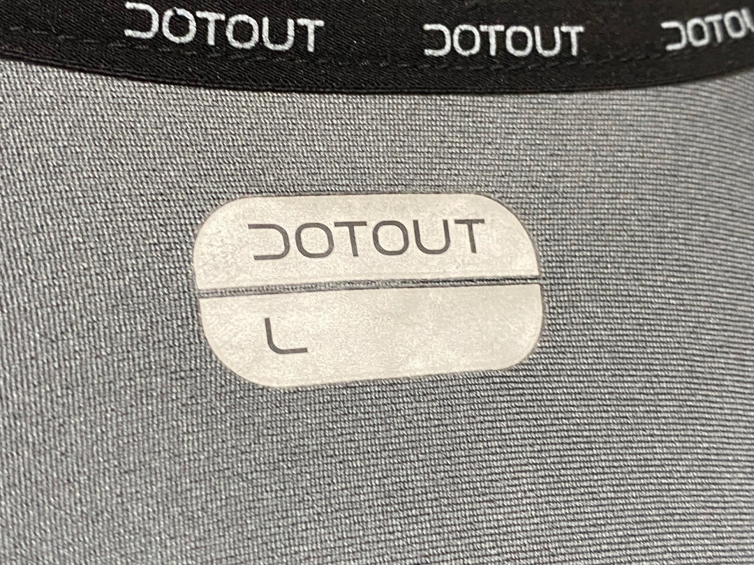 JP258 ドットアウト DOTOUT 長袖 サイクルジャージ グレー Lサイズ
