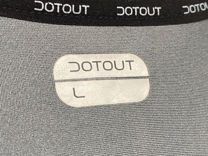 JP258 ドットアウト DOTOUT 長袖 サイクルジャージ グレー Lサイズ