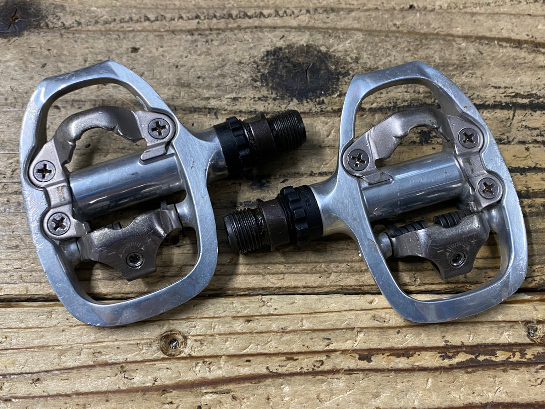 KO314 シマノ SHIMANO PD-A520 ビンディングペダル SPD シルバー