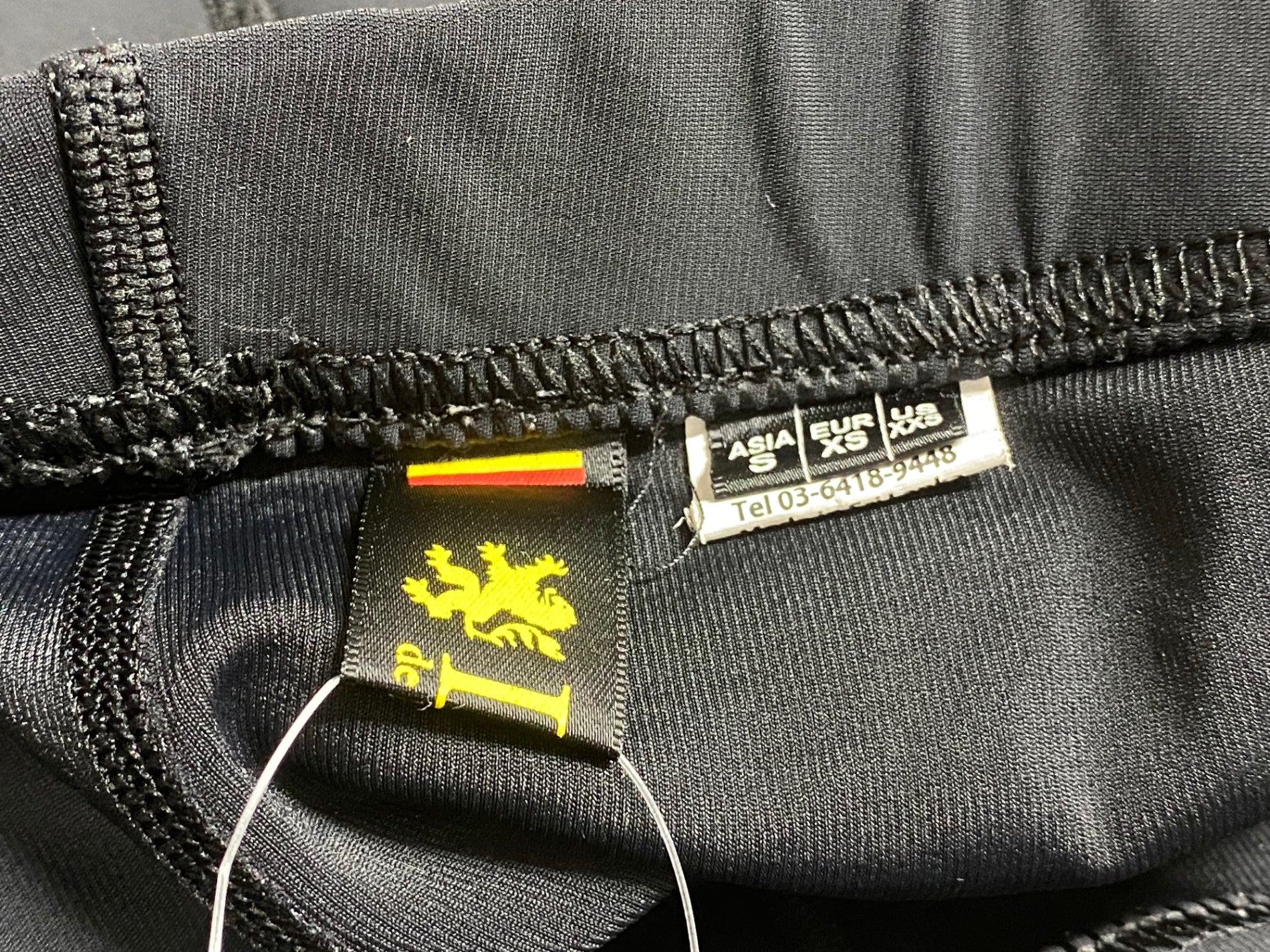 JS172 リオンドカペルミュール Lion de KAPELMUUR レーサーパンツ 黒 S