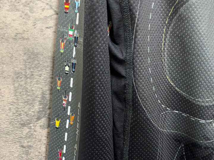 KJ705 パンダーニ Pandani 長袖 サイクルジャージ 黒 S
