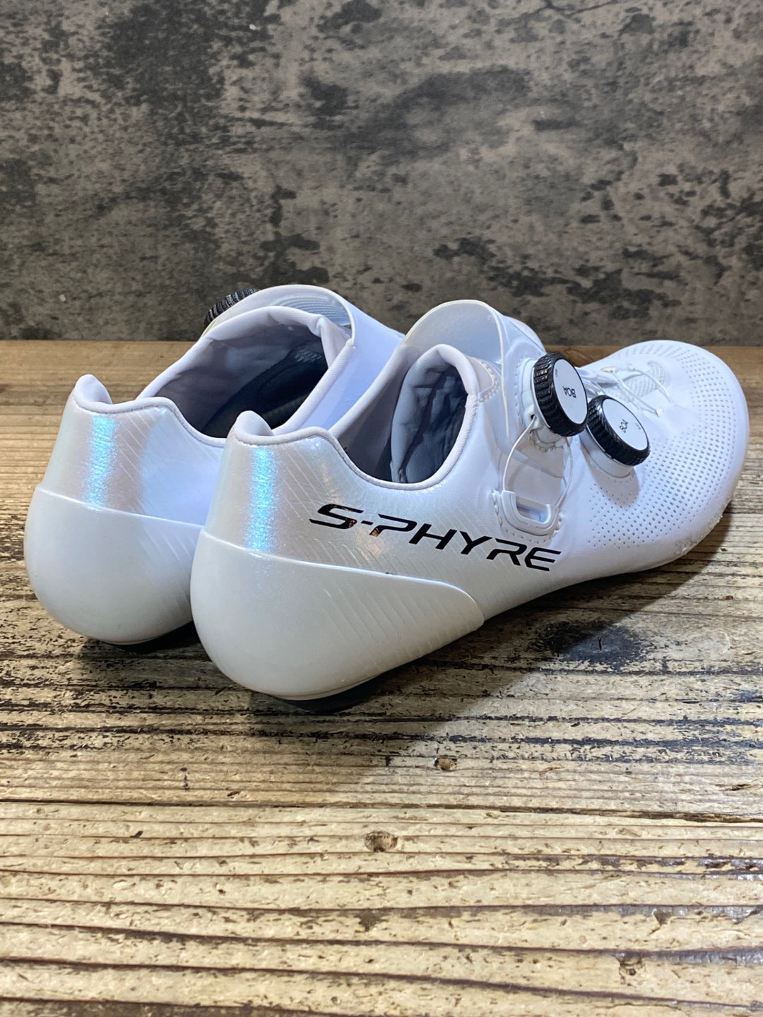 JW659 シマノ SHIMANO S-PHYRE SHRC903M W01S ビンディングシューズ EU42 白