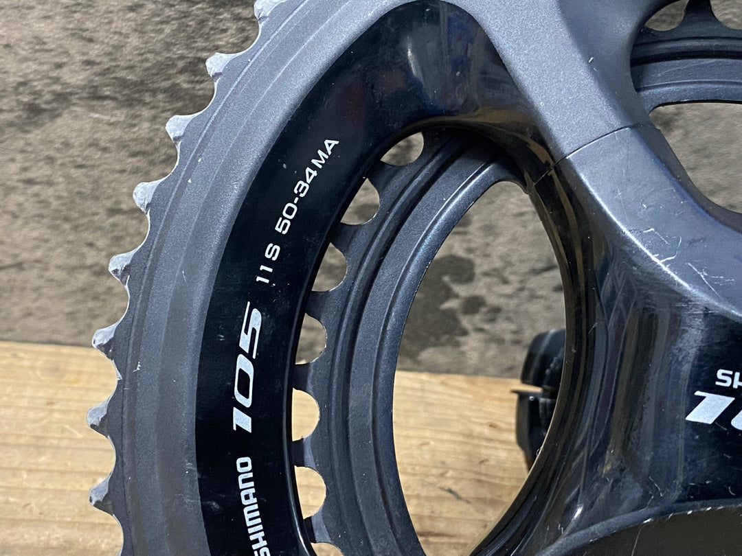 JT214 シマノ SHIMANO 105 FC-5800 クランクセット 50/34T 170mm