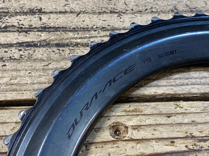 JR582 シマノ SHIMANO デュラエース DURA-ACE FC-R9100 アウターチェーンリング 52T ※摩耗強のためジャンク