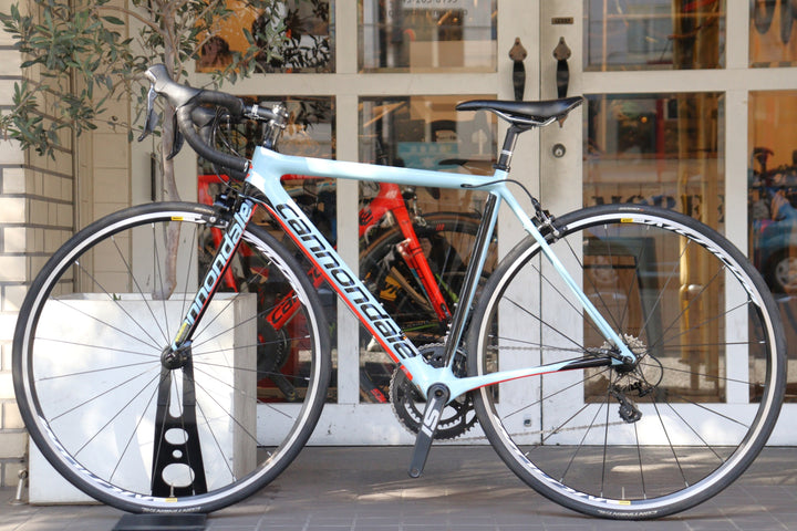 キャノンデール Cannondale スーパーシックスエボ SUPERSIX EVO 2017モデル 50サイズ シマノ 105 5800 MIX 11S カーボン ロードバイク 【横浜店】