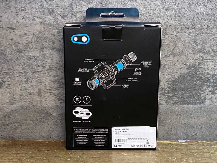 JP316 クランクブラザーズ crankbrothers eggbeater1 ビンディングペダル 黒