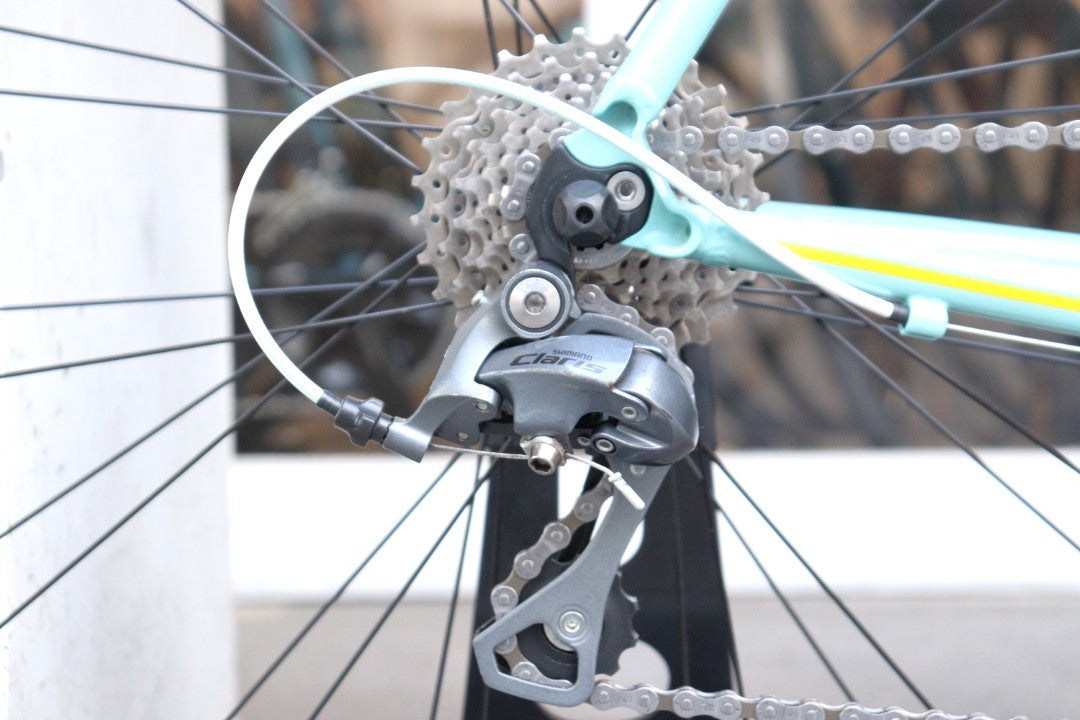 ビアンキ BIANCHI ヴィア ニローネ VIA NIRONE 7 2016モデル 57サイズ シマノ クラリス 2400 8S アルミ ロードバイク 【横浜店】