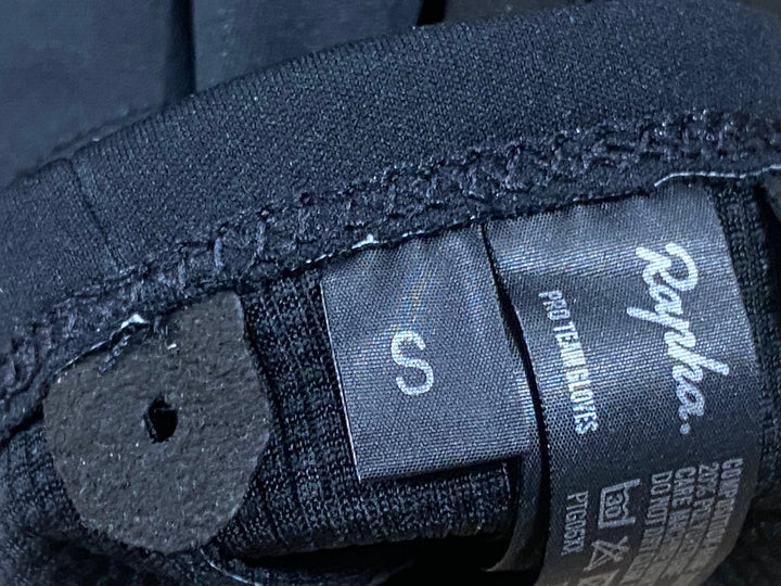 KQ692 ラファ Rapha PRO TEAM GLOVES 長指 グローブ 黒 S