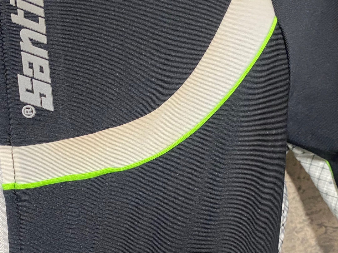 JI655 サンティーニ Santini 半袖サイクルジャージ 黒 L