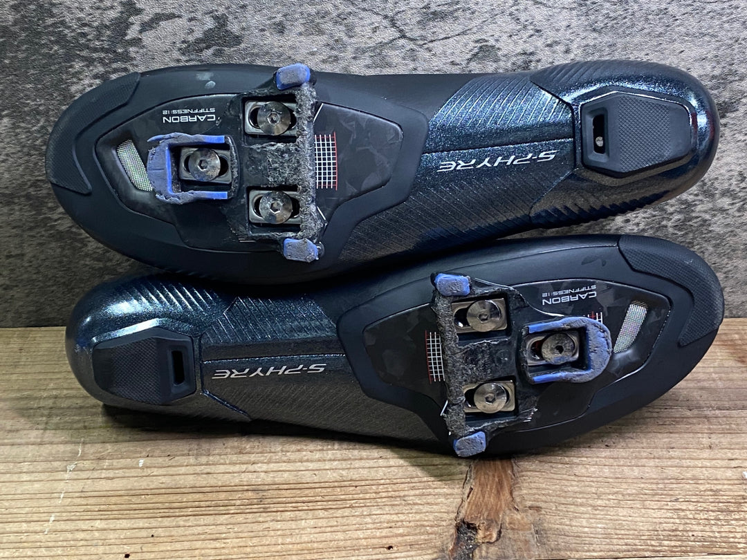 JJ348 シマノ SHIMANO RC9 SH-RC903M ビンディングシューズ 黒 EU44