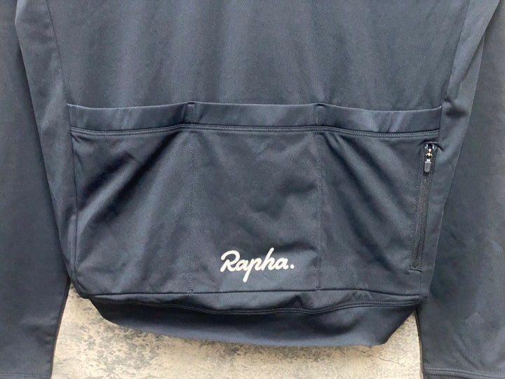 KC156 ラファ Rapha CORE LONG SLEEVE JERSEY 長袖 サイクルジャージ 黒 L