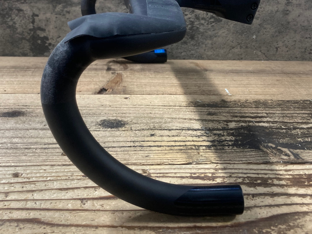 KH636 シマノ SHIMANO PRO VIBE EVO カーボンドロップハンドル ブラケットC-C420mm 105mm サイコンマウント付属