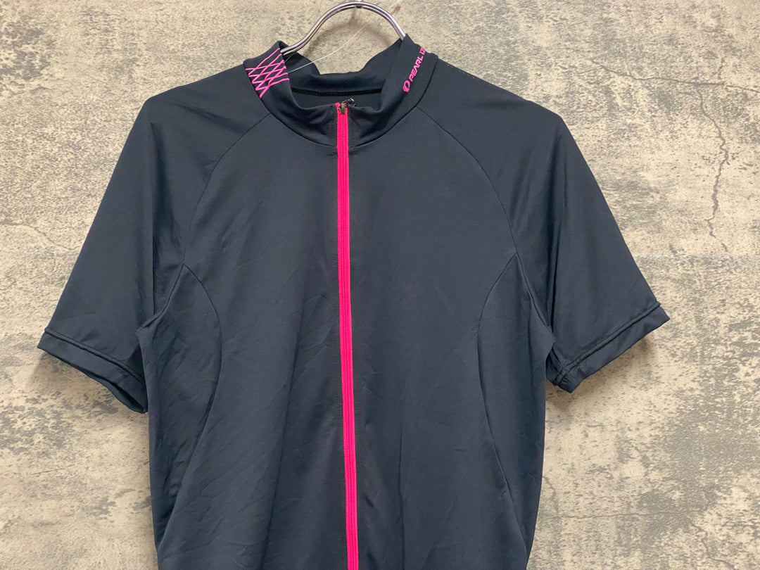 JU951 パールイズミ PEARL iZUMi 半袖 サイクルジャージ L 黒ピンク