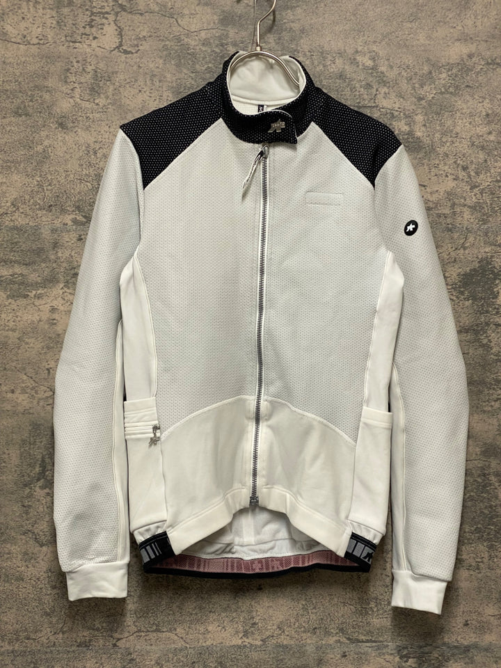 KG631 アソス assos AIRBLOCK 851 長袖 サイクルジャケット 白 M 裏起毛
