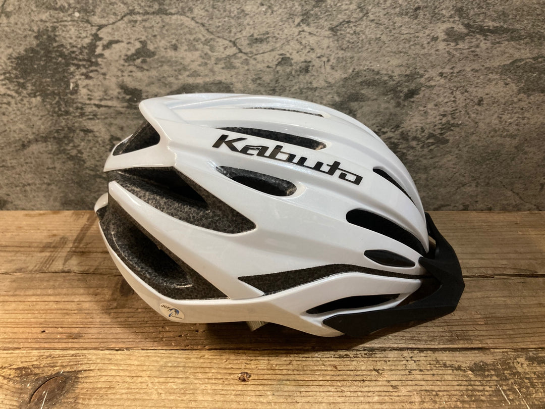 KG904 カブト KABUTO レッツァ REZZA-2 ヘルメット 白 M/L 2023/12製造