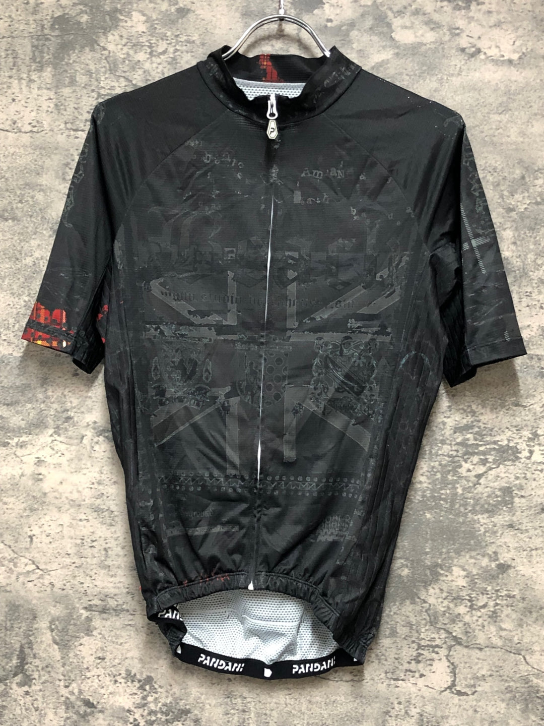 KD962 パンダーニ Pandani 半袖 サイクルジャージ 黒 M