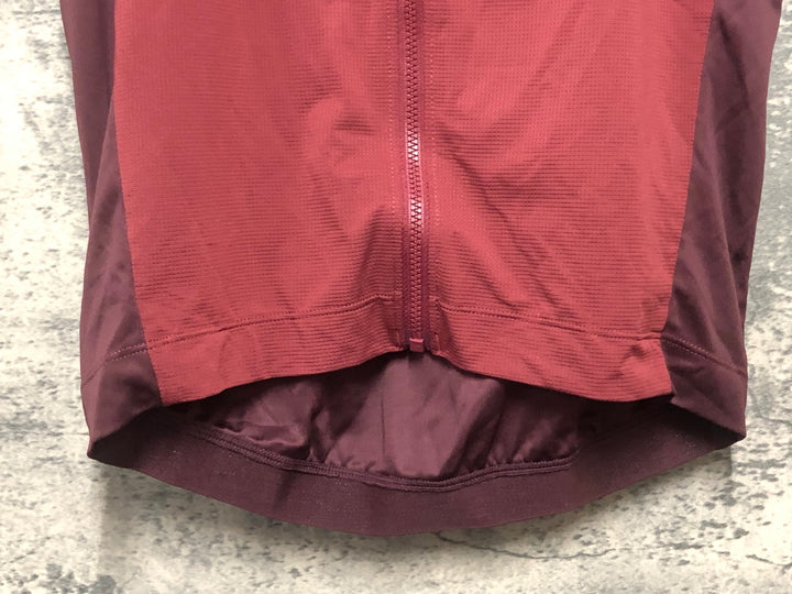 KM142 ラファ Rapha PRO TEAM TRAINING JERSEY 半袖 サイクルジャージ 赤 M ※袖穴あり