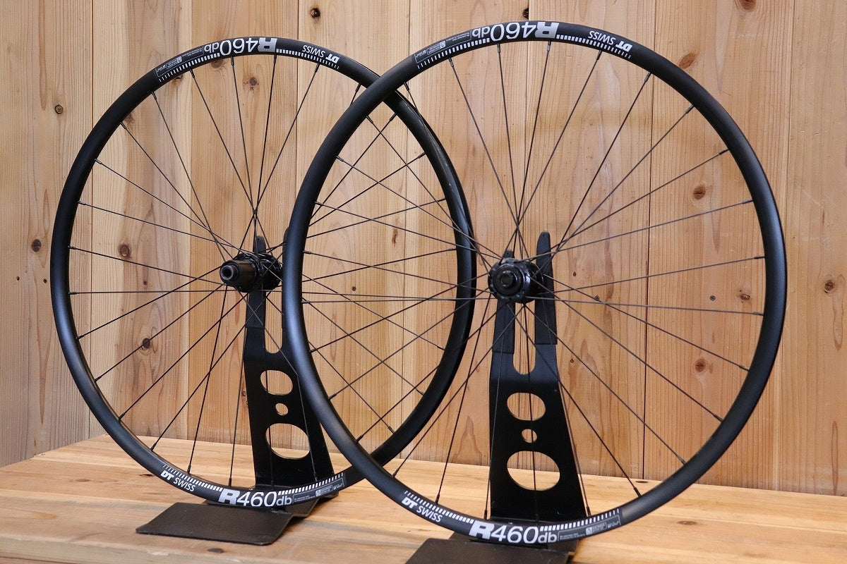 DT SWISS R460 DB アルミ チューブレスレディ ホイールセット シマノ