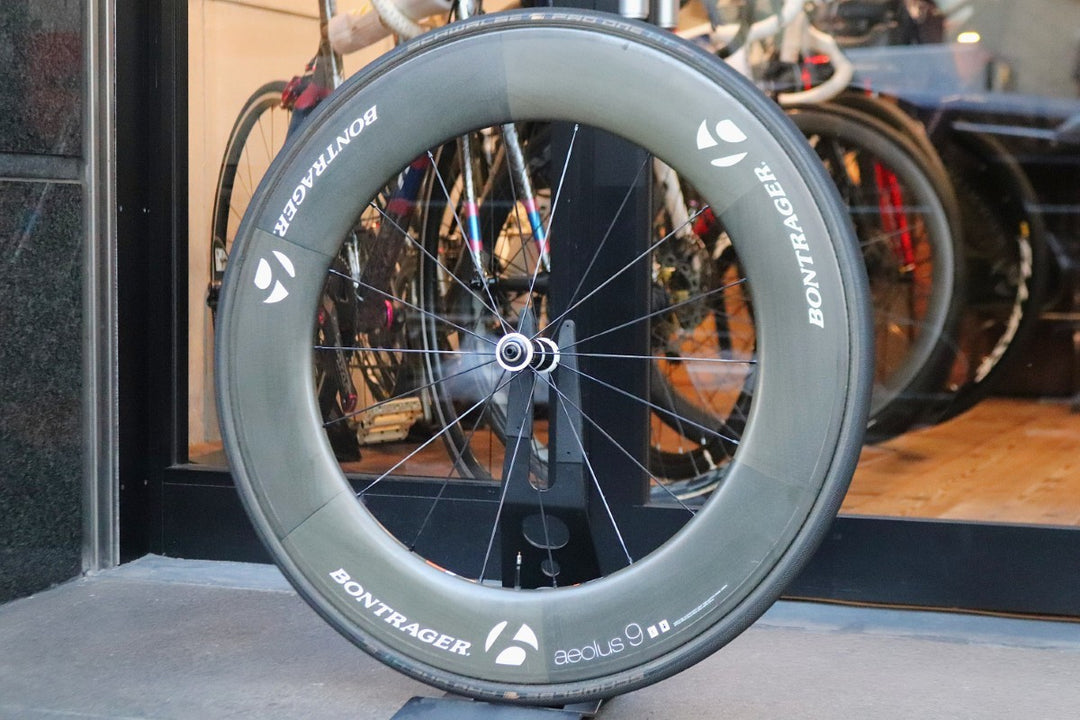 ボントレガー BONTRAGER アイオロス AEOLUS 9 カーボン チューブラー フロントホイール 【東京南麻布店】