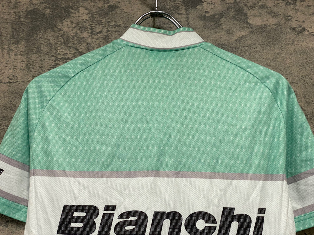 JT904 ナリーニ Nalini ビアンキ Bianchi 半袖サイクルジャージ チェレステ M 汚れあり