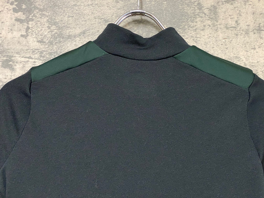 JT098 パールイズミ PEARL iZUMi 長袖 ミドルレイヤー 黒 S 裏起毛 防風