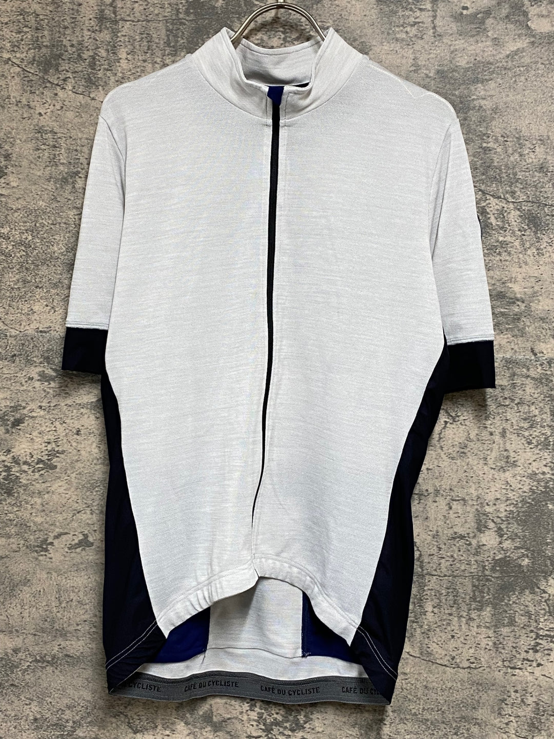 KF093 カフェドシクリステ CAFE DU CYCLISTE EGLANTINE Man 半袖 サイクルジャージ オフホワイト 黒 XL