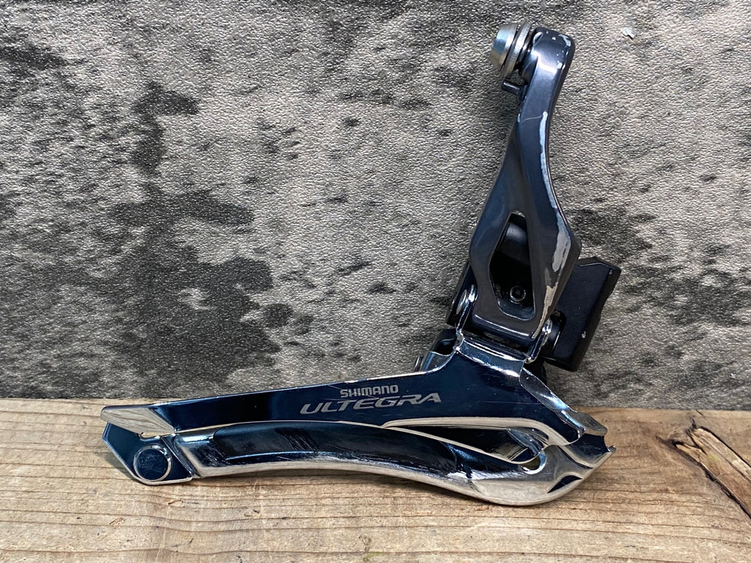 JK552 シマノ SHIMANO アルテグラ ULTEGRA FD-6800 直付 フロントディレイラー ※取付ボルト欠品