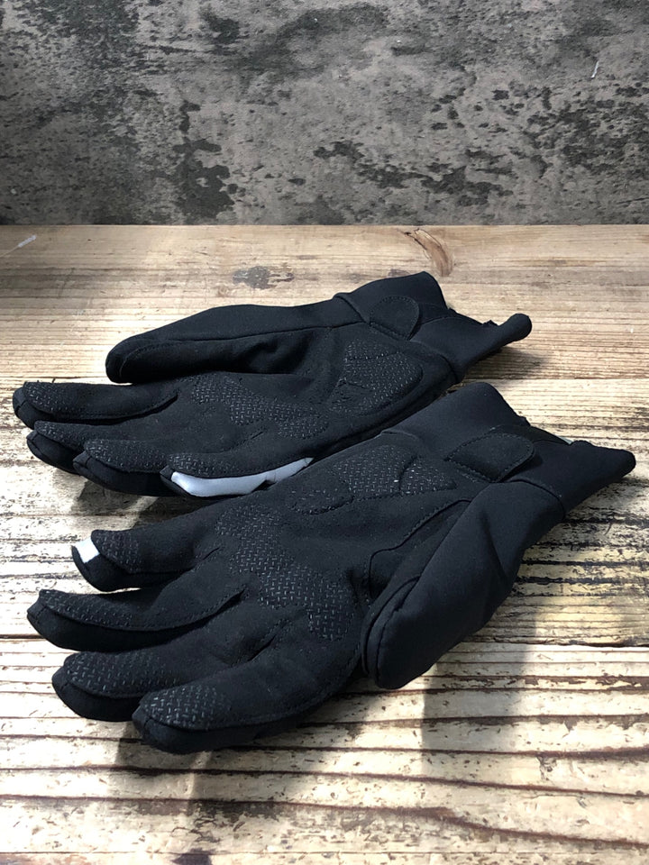 KC824 アソス assos ULTRAZ WINTER GLOVES 長指 グローブ 黒 M 裏起毛