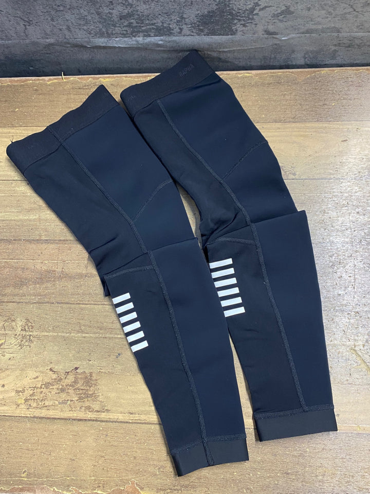 KF223 ラファ Rapha PRO TEAM LEG WARMER レッグウォーマー 黒 S 裏起毛