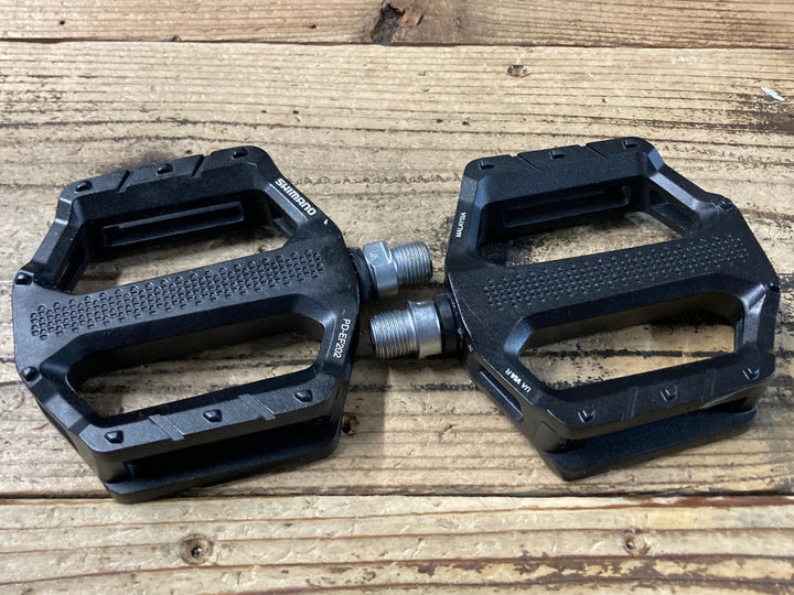 KA099 シマノ SHIMANO PD-EF202 フラットペダル ブラック 未使用品
