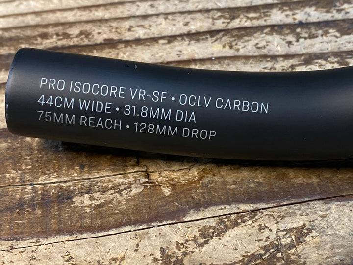 JS177 ボントレガー BONTRAGER PRO ISO CORE VR-SF カーボン ドロップハンドル ブラケット C-C440mm Φ31.8