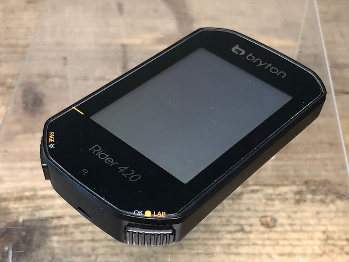 JC971 ブライトン bryton ライダー Rider420 サイクルコンピューター 動作確認済