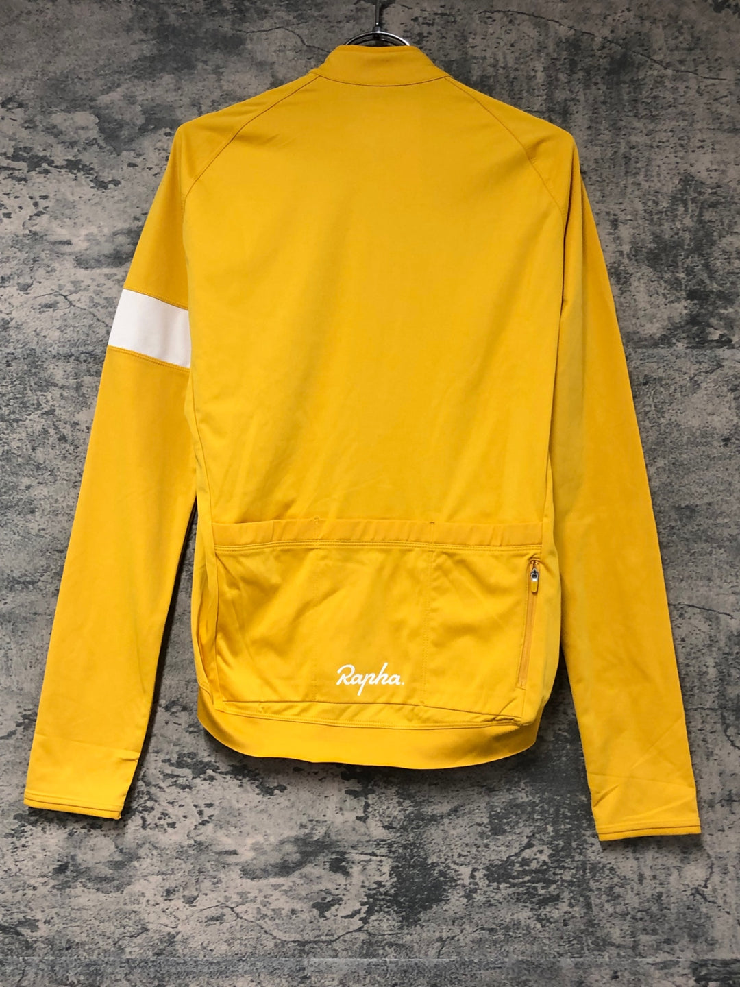 JG718 ラファ Rapha CORE LONG SLEEVE JERSEY 長袖 サイクルジャージ マスタード M 裏起毛