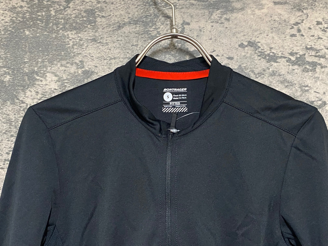 KG924 ボントレガー BONTRAGER Velocis Jersey Maillot 半袖 サイクルジャージ 黒 S