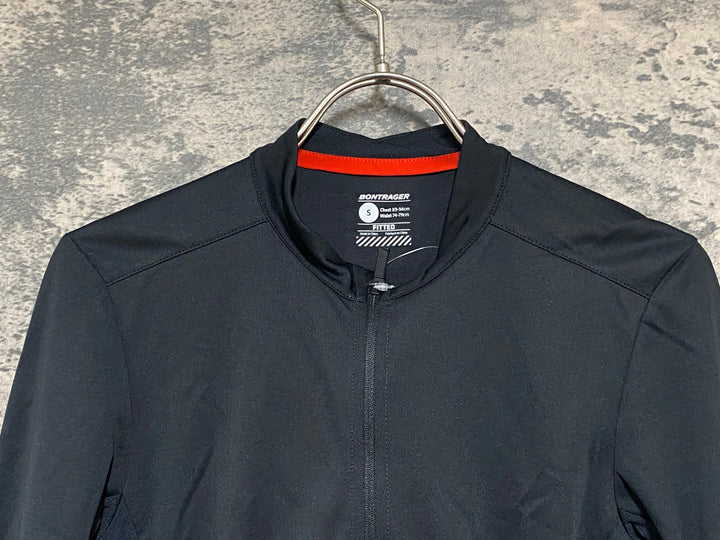 KG924 ボントレガー BONTRAGER Velocis Jersey Maillot 半袖 サイクルジャージ 黒 S