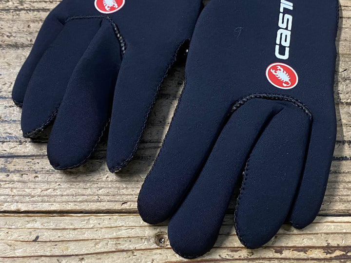 JZ599 カステリ CASTELLI 長指 グローブ 黒 S/M