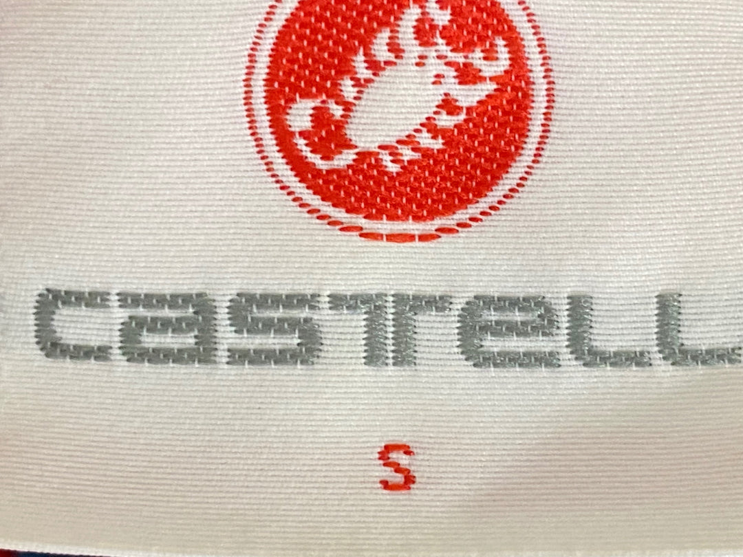 JK211 カステリ CASTELLI ROSSOCORSA ビブタイツ 黒 S 裏起毛 ※内側裏起毛剥がれ