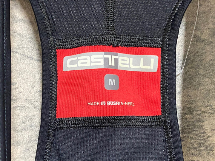 KJ525 カステリ CASTELLI ビブショーツ 黒 M