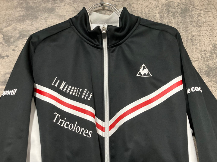 JU246 ルコックスポルティフ le coq sportif 裏起毛 サイクルジャケット 黒 L 裏起毛