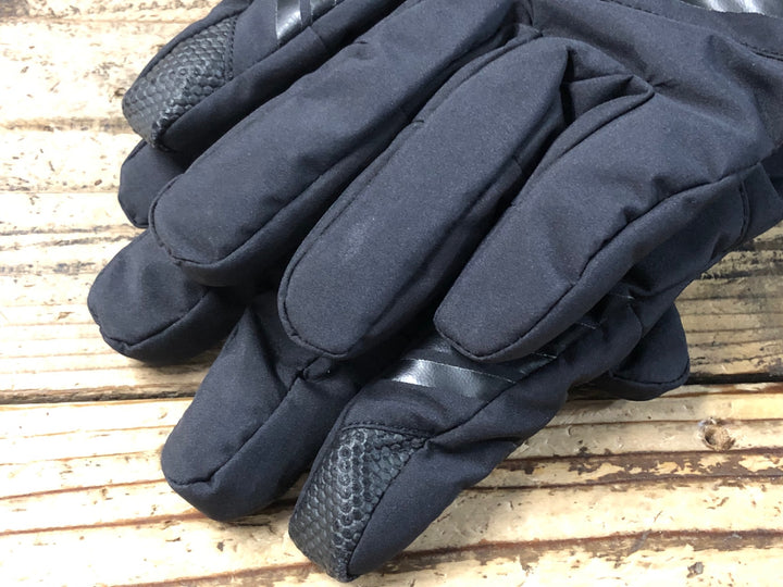 KJ042 パールイズミ PEARL iZUMi 長指 ウィンターグローブ 黒 M