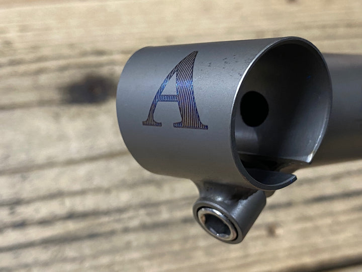 KJ079 ITM AGGRESSOR TITANIUM 3AL スレッドステム Φ25.8 120mm