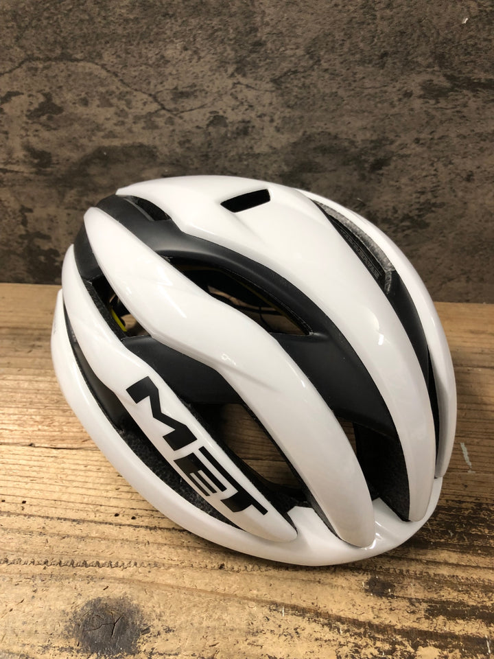 JZ254 メット MET M126 TRENTA Mips ヘルメット 白 L 58～61cm2024/8製造