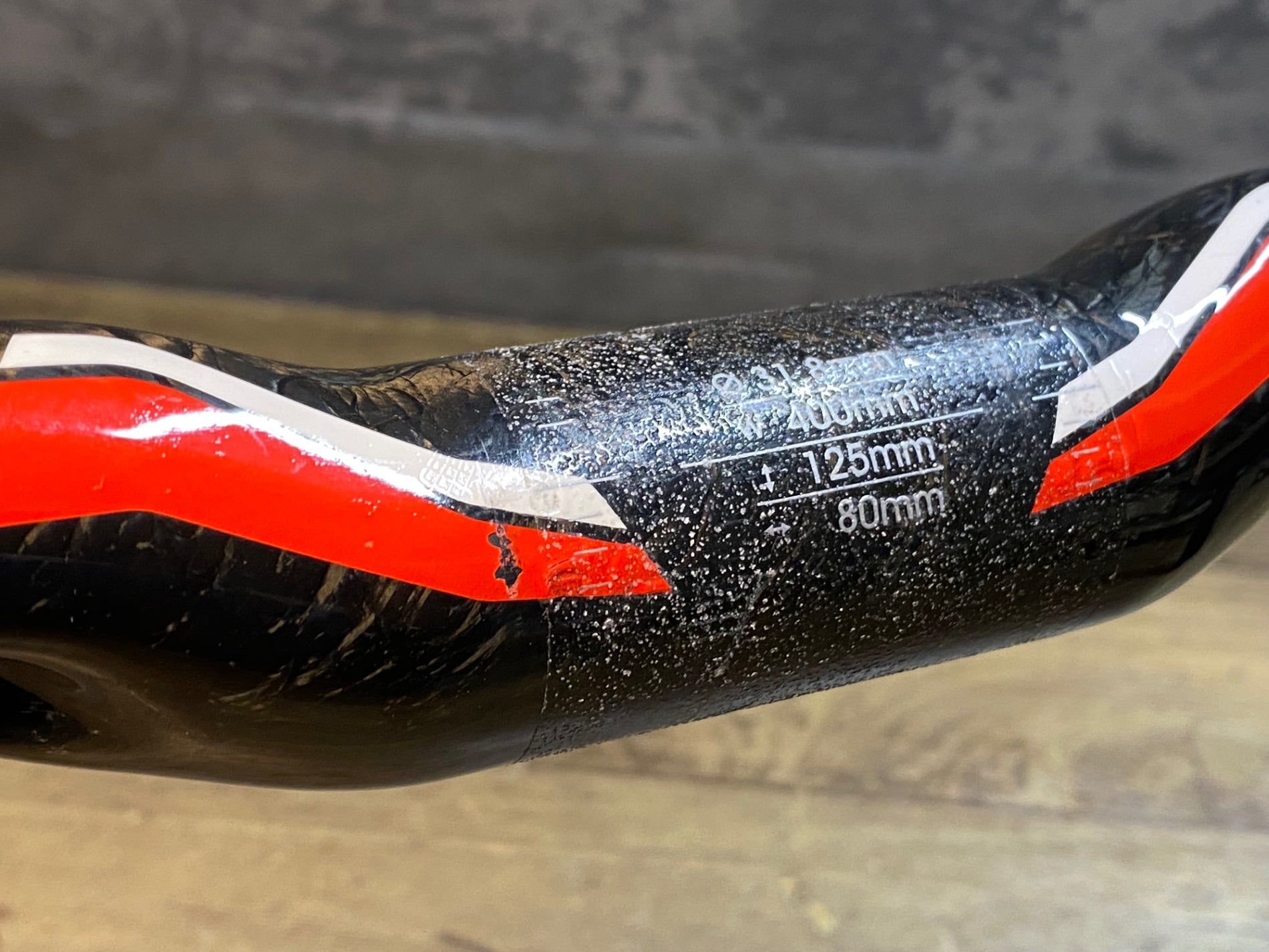 JT333 FSA K-WING カーボン ドロップハンドル C-Cエンド部 400mm Φ31.8