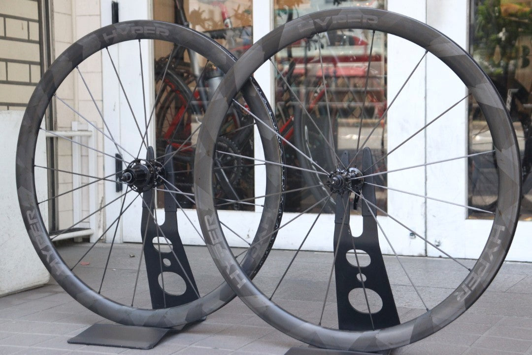 ウィンスペース WINSPACE ルンハイパー LUN HYPER 38mm リム カーボン クリンチャー チューブレスレディ ホイールセット シマノ11S/12S 【横浜店】