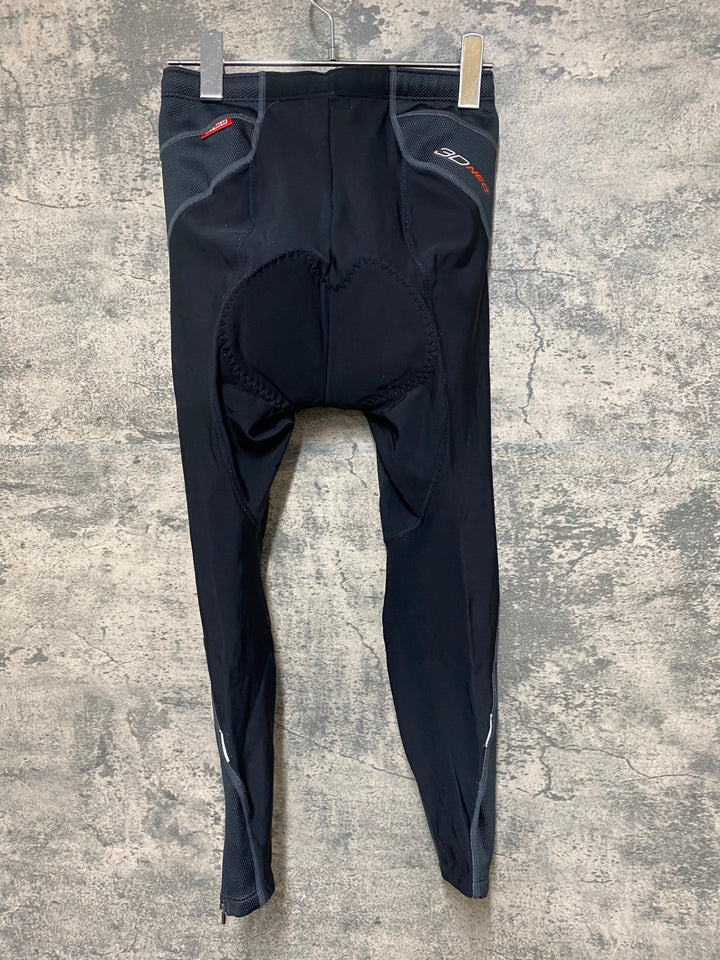 JN179 パールイズミ PEARL iZUMi レーサータイツ 黒 S 裏起毛 レディース ※毛玉