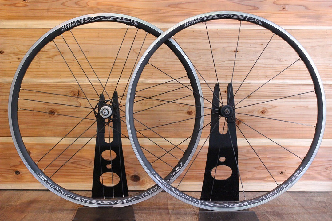 カンパニョーロ CAMPAGNOLO ゾンダ ZONDA アルミ クリンチャー ホイールセット シマノ 11S/12S 17C 【名古屋店】