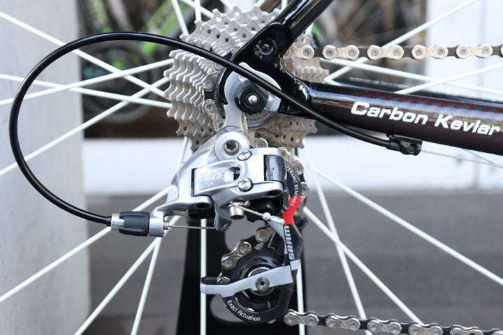 訳アリ クオータ KUOTA クレド KREDO 2007モデル Sサイズ スラム RED MIX 10S カーボン ロードバイク 【横浜店】