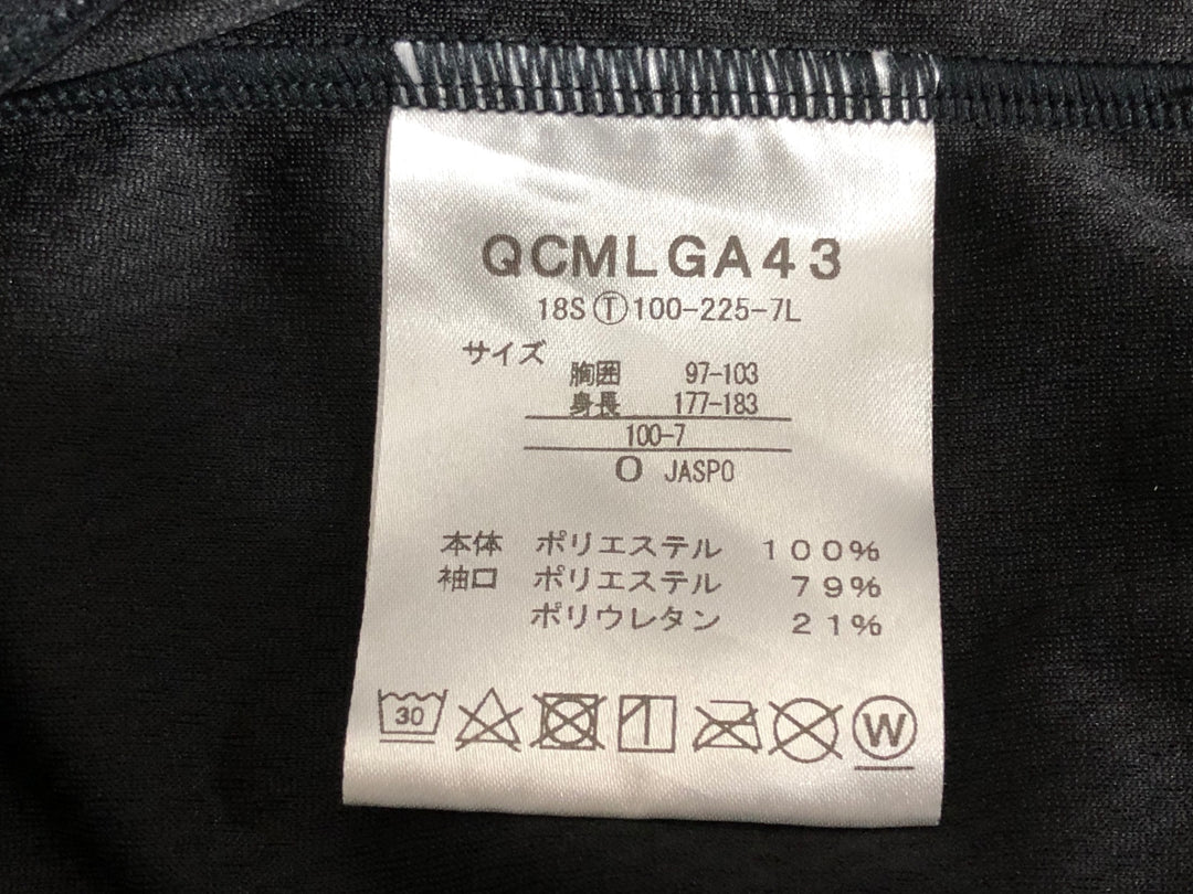 KK796 ルコックスポルティフ le coq sportif 半袖 サイクルジャージ 黒 O