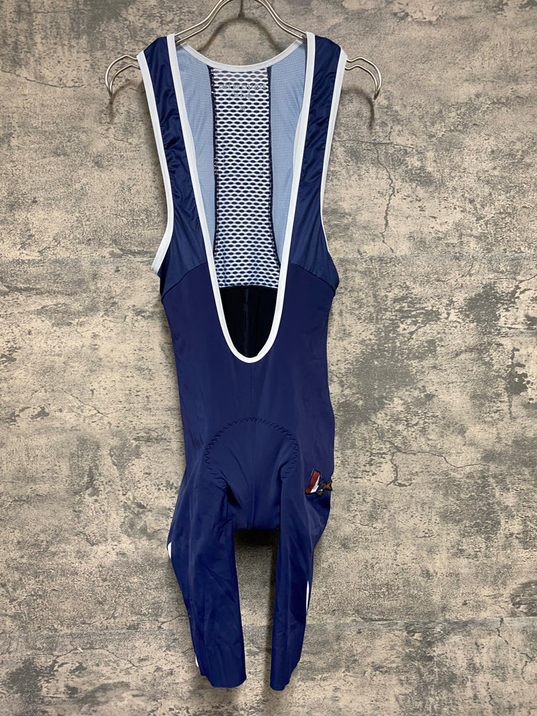 KD862 カフェドシクリステ Cafe du Cycliste ビブショーツ 紺 M 裏起毛