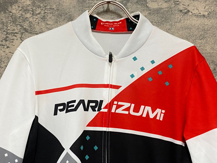 KL205 パールイズミ PEARL iZUMi 半袖 サイクルジャージ 白 赤 黒 XL